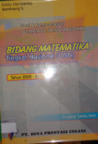 Soal & Pembahasan Olimpiade Sains Nasional Bidang Matematika Tingkat Nasional (OSN) Tahun 2002-2011