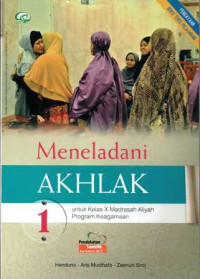 Image of Meneladani Akhlak untuk Kelas X Madrasah Aliyah Program Keagamaan